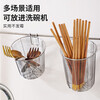 304 stainless steel chopstick barrel wall-mounted chopstick holder cage spoon tableware storage wall kitchen storage rack storage rack large 304 stainless steel suitable for chopsticks / long-term use will not cause embroidery