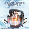 Oaks dual-temperature freezer, household small double-box freezer, refrigeration and freezing dual-purpose cabinet, double-door commercial large-capacity horizontal freezer, energy-saving and low-noise, can store 900 kilograms of meat丨 456L dual-temperature storage