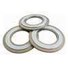 Deqi metal spiral wound gasket, high temperature flange seal, graphite reinforced flange gasket DN50 (carbon steel basic type 10 pieces)