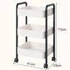 Shuhao dopamine storage rack household snack storage cart floor-standing removable bag rack kitchen multi-layer storage shelf