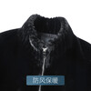 Fuqing imitation mink imitation fur jacket men's winter middle-aged and elderly business casual windproof warm men's jacket men's