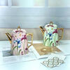 Fantasy English afternoon tea hotel commercial bone china water set coffee pot kettle teapot pink bird large pot 0ml