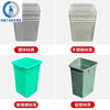 Outdoor trash can liner stainless steel peel box liner fiberglass square round inner barrel can be customized 201 stainless steel galvanized sheet (style 1)