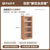 Original solid wood storage cabinet, simple oak small apartment storage bookcase combination sideboard - (A type 4 flip doors) K7171