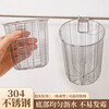 304 stainless steel chopstick barrel wall-mounted chopstick holder cage spoon tableware storage wall kitchen storage rack storage rack large 304 stainless steel suitable for chopsticks / long-term use will not cause embroidery