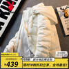Playboy American retro down jacket men's winter ins-sense men's light and warm bread jacket off-white M