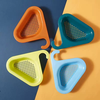 Yusenyi sink swan drain blue dry and wet separation plastic vegetable washing sink drain basket drain rack dry and wet separation sink default