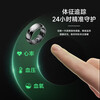 Case 99 people collected and added to purchase the 15th generation carbon fiber health smart ring, 24-hour dynamic monitoring of blood sugar, blood lipids, uric acid monitoring, waterproof S02 classic black, blood sugar, blood pressure, ECG, No. 7 (diameter 17mm, finger circumference 55mm)