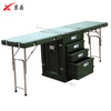 Jingwei command work table rotational molding folding table and chair rotational molding box portable training command folding table and chair box