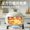 Cui Dahuang casserole ceramic pot large capacity stew soup pot open flame heat-resistant household clay pot rice pot Chinese medicine health double lid pot 3.5L