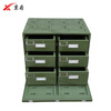 Jingwei six-drawer medicine box plastic box rotational molding box equipment box