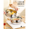 Tuojin 316 stainless steel Xueping soup pot thickened small steamer household cooking pot binaural stew pot gas induction cooker special 316 stainless steel + stainless steel detection liquid 22cm