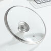 Wing Huan Pot Lid 18283032 Resistant Wok Soup Steamer Lid Cap 28cm Tempered Glass Suitable for Inner Diameter 26.8+28.3