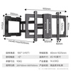 Junao 45-90-inch TV bracket telescopic and rotating 90-degree folding bracket wall mount universally suitable for Xiaomi Thunderbird Skyworth Honor smart screen TV mount