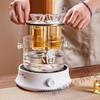 Tuojin German quality wine warmer household Chinese-style liquor cup wine dispenser set winter hot rice wine flower carving special can be added