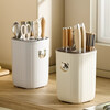 Added kitchen knife holder storage rack countertop multi-functional chopstick barrel knife integrated storage box household kitchen knife rack