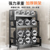 Kitchen multifunctional storage rack, knife rack, chopping board rack, spice rack, countertop spice rack, three layers, heightened and thickened 50cm, complete set