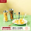 Modern Housewife Disposable Fruit Fork Home Dessert Fork Creative Plastic Fork Cake Fork Fruit Picks Lego Model 36 pieces See Figure 2 for specifications.