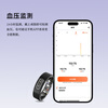 Sanluo Official Flagship Smart Ring Blood Sugar Blood Pressure ECG Electrocardiogram Heart Rate Sleep Blood Oxygen Health 5ATM Waterproof Ring Remote Monitoring Father's Day Gift Black Size 9 Finger Circumference 58-60mm