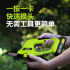 Deli 20V electric hedge trimmer green belt lawn mower brush cutter portable 2-in-1 garden pruning tool
