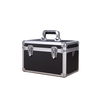 Chiming aluminum alloy tool box small suitcase equipment instrument box document storage box household storage box event prop box inspection tool box 019 black box filled with cotton 34x22x22cm