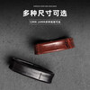 Nopos watch strap fixed leather ring buckle, suitable for Tissot, Mido, Huawei, Citizen Seiko, Longines, IWC, Omega, Jaeger-LeCoultre original watch strap, belt ring accessories, 1 black leather ring, cowhide 22mm