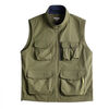 Madden Workwear American Mountain Style Outdoor Vest Army Green Gorpcore Lightweight Vest Hiking Jacket Men Army Green Explorer Tactical Vest/Multi-Pocket Fishing Vest L