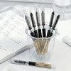 Baijin's most popular neutral straight liquid signature quick-drying pen for primary school, junior high school and university, 0.5 exam, large capacity, student office stationery, black 30 pieces