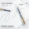 Baijin's most popular neutral straight liquid signature quick-drying pen for primary school, junior high school and university, 0.5 exam, large capacity, student office stationery, black 30 pieces