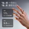 Yuwell Smart Ring Sleep Apnea Health Monitor Heart Rate Blood Oxygen Atrial Fibrillation Ring Gift Smart Health Ring R3 Space Gray No. 10 (19.8mm)