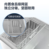 Midea freezer household commercial horizontal display cabinet refrigerated fresh-keeping cabinet ice cream frozen freezer with lock fruit beverage wine refrigerator small ice cream freezer 300 liters four-speed temperature control glass door with lock MS-305LGE