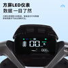 Tailing Electric Motorcycle Long Range Adult Takeaway Battery Car Lightweight Light Riding Transportation Pedal Marshal Star Gray-7221 Graphene-1200W Super Powerful Motor