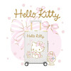 Ginza Hello Kitty co-branded high-looking aluminum frame box Chinese Valentine's Day gift universal wheel large capacity suitcase crystal powder-butterfly perfume 20 inches