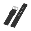 Universal silicone rubber watch strap black suitable for Casio Citizen Armani ck Tissot dw men's and women's wristband (C24) bright red strap 22mm