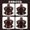 Guo Yiyuan copper hot pot carbon and electric dual-purpose old-fashioned charcoal copper pot electric hot pot Yuanyang pot split double base hot pot pure copper electric carbon double base retro style single flavor 6-8 people 34cm