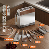 Shuaishi kitchen rack 2026 new knife holder chopstick barrel storage box knife storage rack cutting board holder 304 stainless steel medieval style SUS304 countertop - knife holder + chopping board holder + double chopstick holder