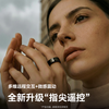 Dido Black Technology Smart Ring Smart AI Little Magic Ring Sleep Respiration Heart Rate Monitoring Microshock Warning Health Sports Waterproof Touch Smart Ring Practical Gift for Men and Women Ceramic Black Silver丨Sensorless Sleep Monitoring丨Health Report丨Real-time Monitoring of Heart Rate and Blood Oxygen Fingerprint Ring Model Measure Finger Size Fingerprint Rebate Amount When Buying a Ring