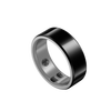Dido Black Technology Smart Ring Smart AI Little Magic Ring Sleep Respiration Heart Rate Monitoring Microshock Warning Health Sports Waterproof Touch Smart Ring Practical Gift for Men and Women Ceramic Black Silver丨Sensorless Sleep Monitoring丨Health Report丨Real-time Monitoring of Heart Rate and Blood Oxygen Fingerprint Ring Model Measure Finger Size Fingerprint Rebate Amount When Buying a Ring