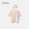Fanhunting baby clothes, autumn clothes, baby girl jumpsuits, little one-month-old princesses, spring and autumn outdoor clothes and rompers