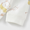 Tongtai (TONGTAI) baby jumpsuit spring and autumn pure cotton baby clothes newborn romper breathable pajamas yellow 80cm