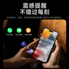 NUIBC Vibration Reminder Smart Ring Gesture Control Incoming Calls, WeChat Messages, SMS Alarm Clock Vibration Reminder Smart Ring, Take Photos and Videos, Lighter than a Watch, Silver Size 12 (Circumference 70mm)