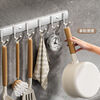 CRHMMFLF Stainless Steel Kitchen Knife Storage Rack Multi-functional Knife Rack Storage Rack Chopstick Cage Chopstick Tube Wall Hook No-Punch Selection-10 Hooks Multi-Purpose Stainless Steel Hook