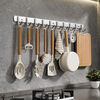 CRHMMFLF Stainless Steel Kitchen Knife Storage Rack Multi-functional Knife Rack Storage Rack Chopstick Cage Chopstick Tube Wall Hook No-Punch Selection-10 Hooks Multi-Purpose Stainless Steel Hook
