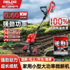 Delixi Electric electric cultivator, rechargeable vegetable garden special scarifier, high-power vegetable field hoeing machine, lithium battery micro-tiller, rotary tillage, single battery 6.0AH, all-purpose scarifier + rotary tillage + weeding, Fortune 500 company, Delixi Electric brand new and authentic