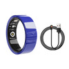 V4 Ceramic Smart Ring NFC Access Control Heart Rate Blood Oxygen Sports Health Sleep Monitoring Pedometer TK8 Smart Health White No. 11 Magnetic Cable Charging