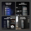 Haier constant temperature wine cabinet, household wine cabinet, air-cooled, frost-free, electronic temperature control, red wine cabinet, single-door refrigerated fresh cabinet, first-class energy efficiency office wine tea cigar cabinet, freezer, 171 bottles, direct air cooling + electronic temperature control + first-class energy efficiency丨 360L
