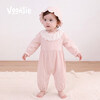 Fanhunting baby clothes, autumn clothes, baby girl jumpsuits, little one-month-old princesses, spring and autumn outdoor clothes and rompers