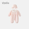Fanhunting baby clothes, autumn clothes, baby girl jumpsuits, little one-month-old princesses, spring and autumn outdoor clothes and rompers