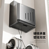 Cobbe kitchen knife rack storage rack knife and chopstick barrel integrated storage rack 304 stainless steel wall-mounted kitchen knife and chopstick cage rack milk white-silver ion antibacterial 304 stainless steel + double chopstick barrel