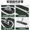 Xirunjia flat mop 90cm total 1 cloth commercial dust push wooden floor marble tile cement cleaning mop row mop